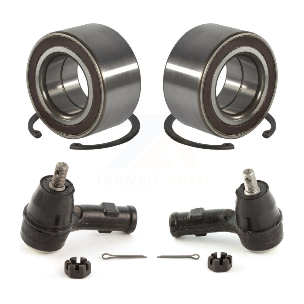 Wheel Bearing And Tie Rod End Front Kit For 2008-2011 Ford Focus