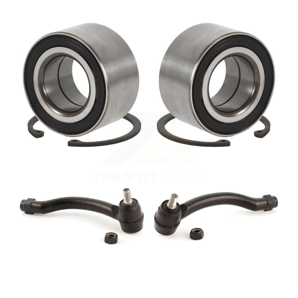 Wheel Bearing And Tie Rod End Front Kit For 2004-2008 Acura TL
