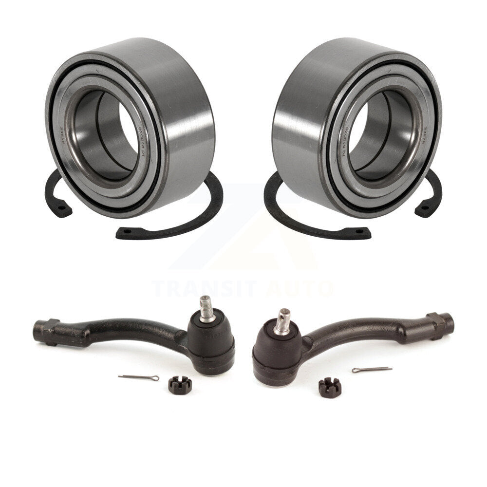Wheel Bearing & Tie Rod End Front Kit For Hyundai Sonata Kia Optima XG350 XG300