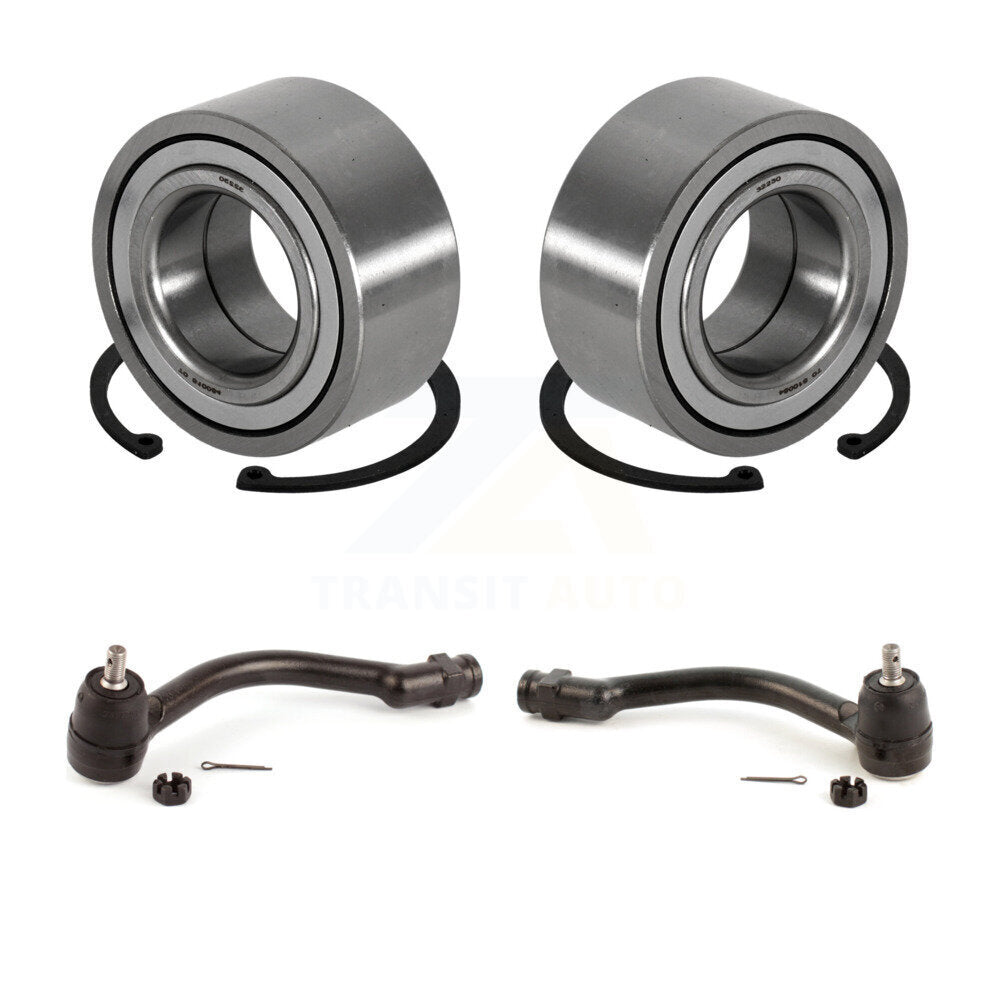 Wheel Bearing And Tie Rod End Front Kit For 2007-2011 Hyundai Azera