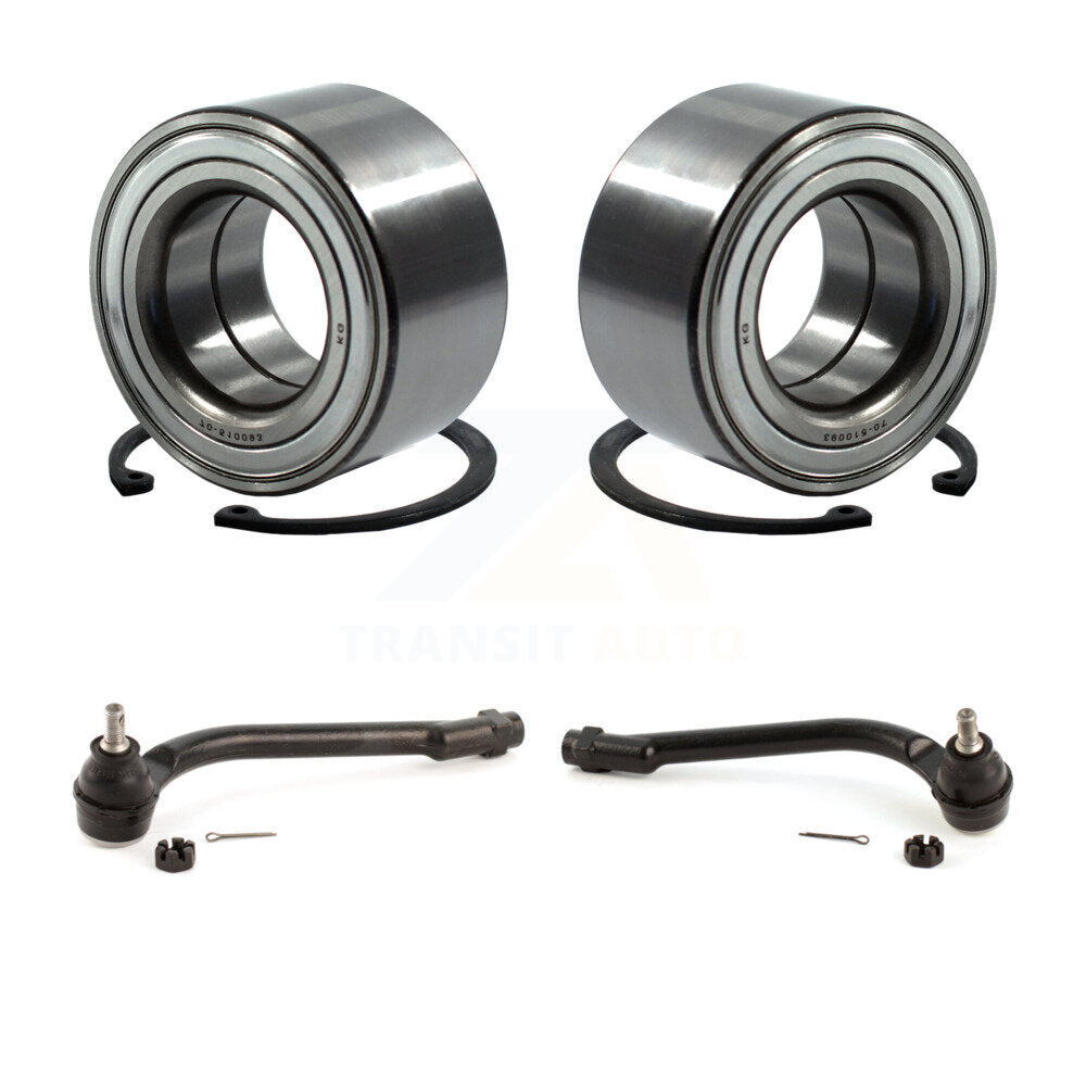 Wheel Bearing & Tie Rod End Front Kit For Hyundai Elantra Kia Forte Koup Forte5