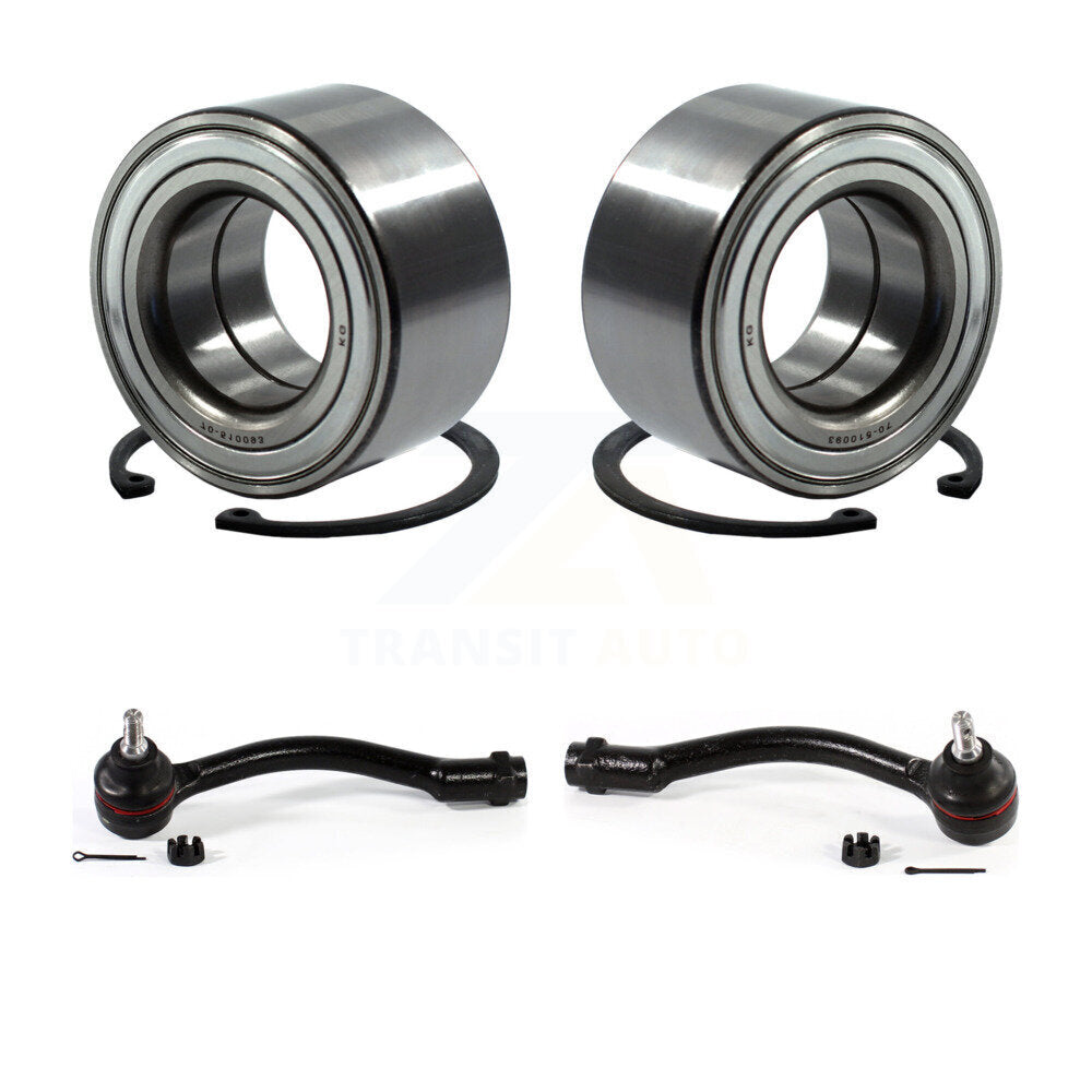 Wheel Bearing And Tie Rod End Front Kit For Kia Forte Forte5 Koup