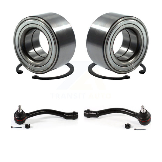 Wheel Bearing And Tie Rod End Front Kit For Kia Forte Forte5 Koup