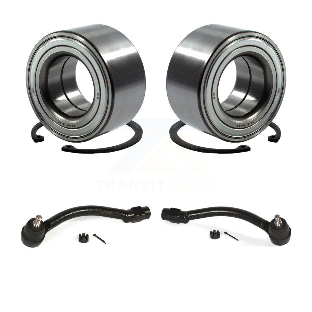 Wheel Bearing Tie Rod End Front Kit For Hyundai Elantra GT Kia Soul Veloster EV