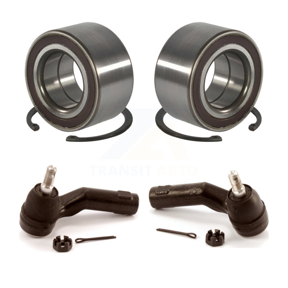 Wheel Bearing And Tie Rod End Front Kit For Mazda 3 5 Sport