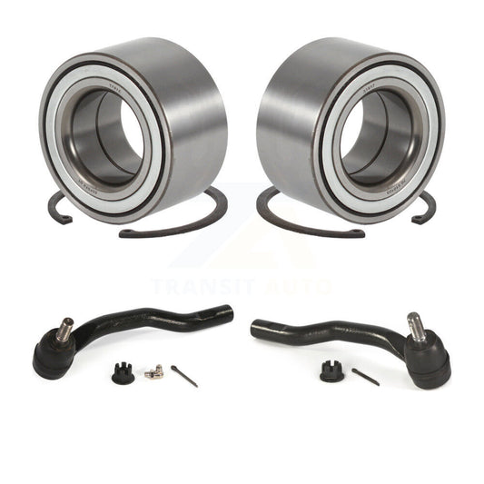 Wheel Bearing And Tie Rod End Front Kit For 2009-2013 Mazda 6 3.7L