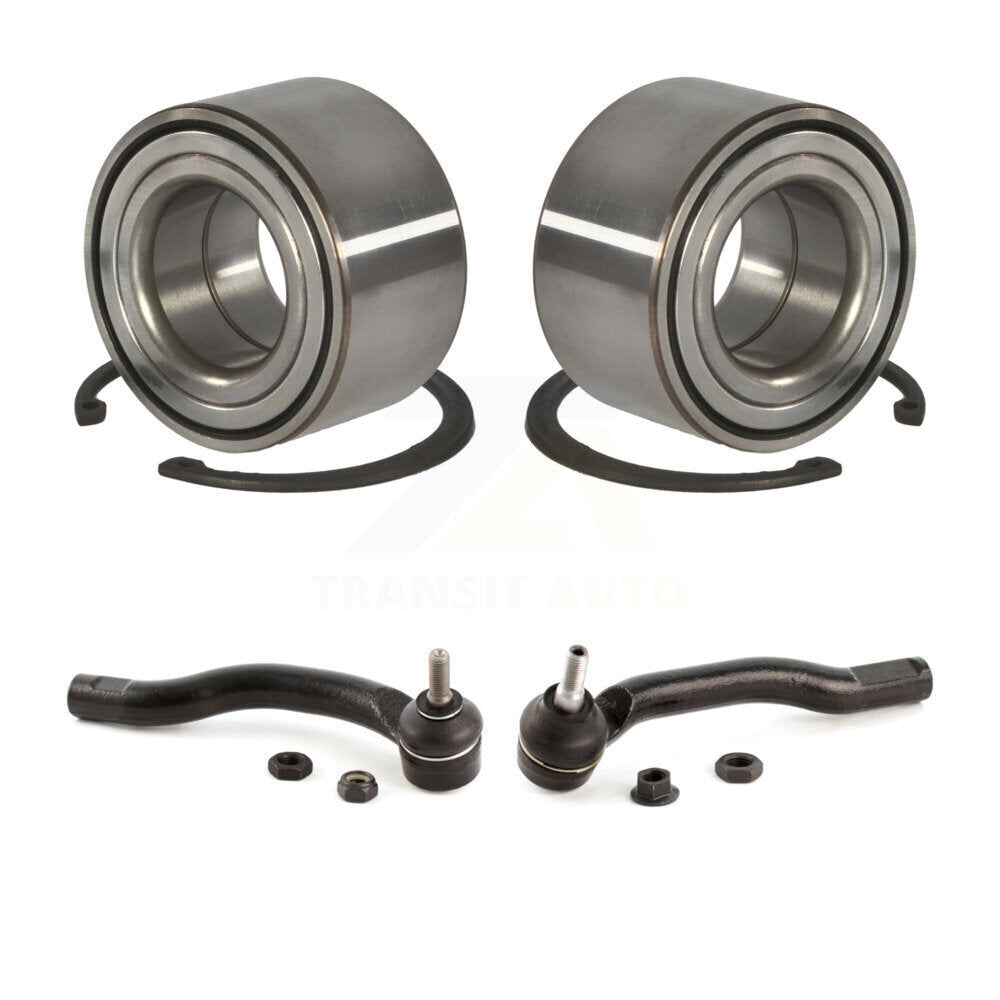 Wheel Bearing And Tie Rod End Front Kit For 2010-2011 Nissan Versa