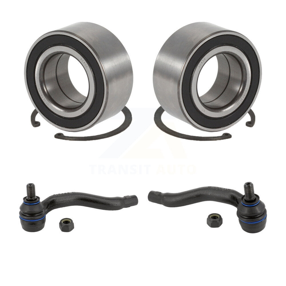 Wheel Bearing & Tie Rod End Front Kit For Mercedes-Benz C280 C240 C320 C350 AWD