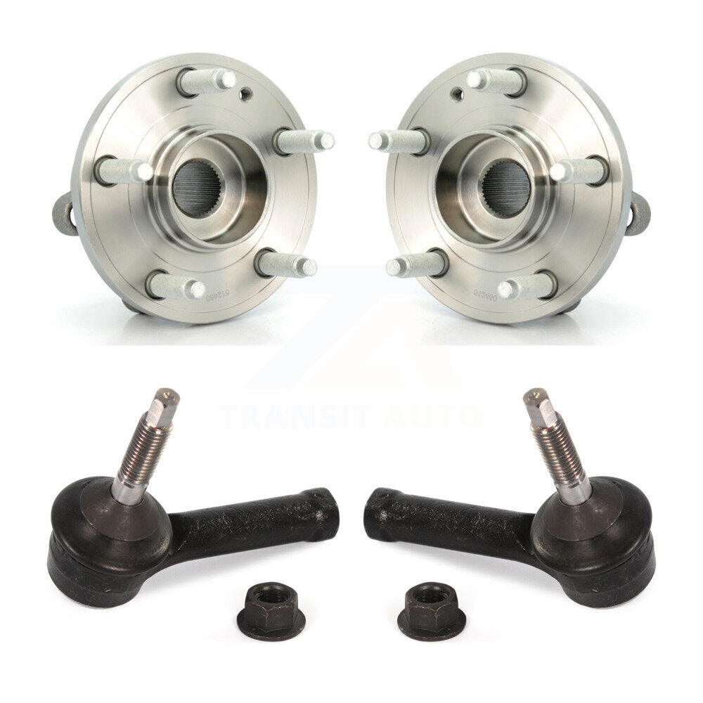 Wheel Bearing Tie Rod End Front Kit For Ford Explorer Police Interceptor Utility