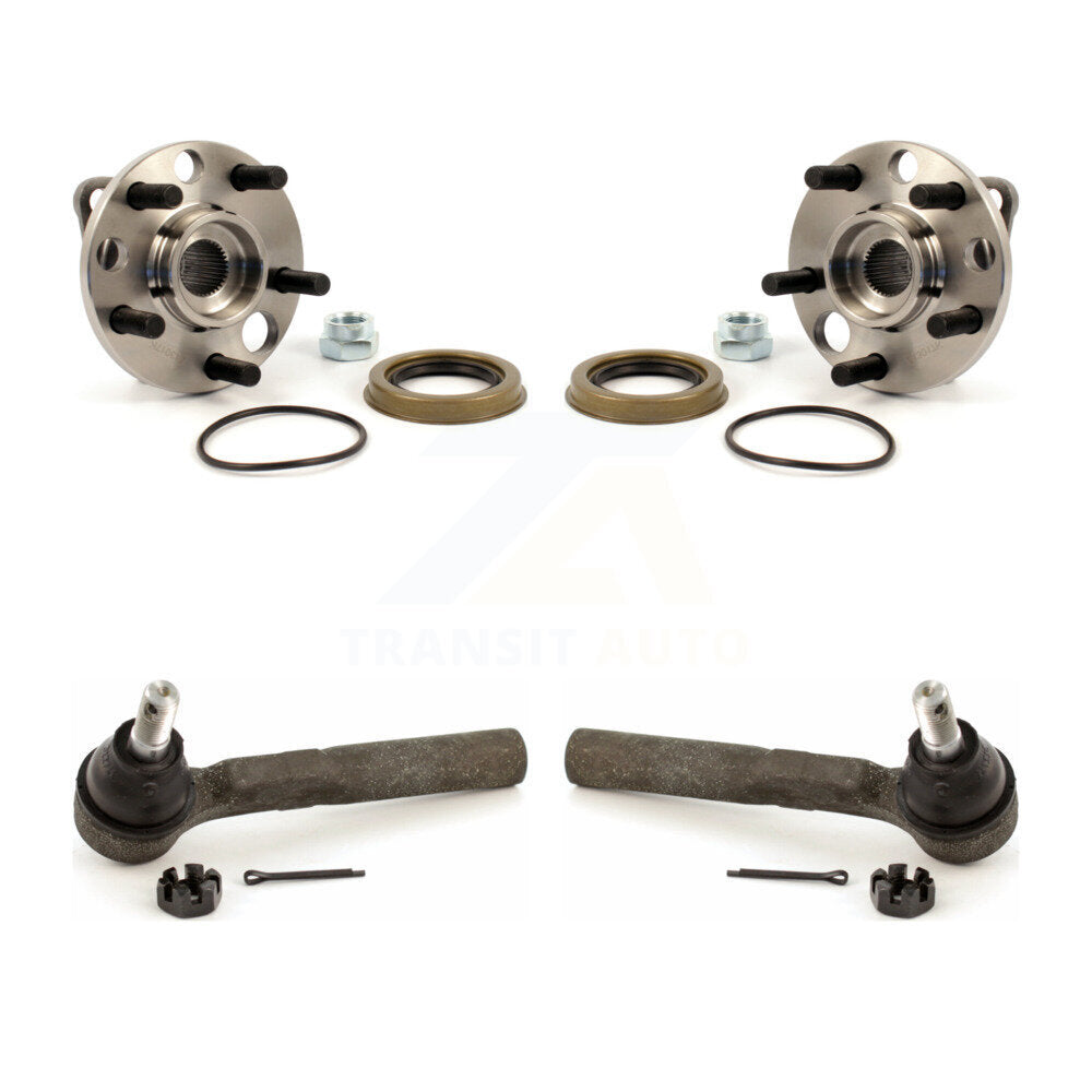 Wheel Bearing And Tie Rod End Front Kit For Chevrolet Cavalier Pontiac Sunfire