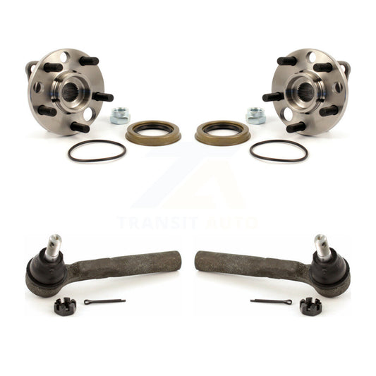 Wheel Bearing And Tie Rod End Front Kit For Chevrolet Cavalier Pontiac Sunfire