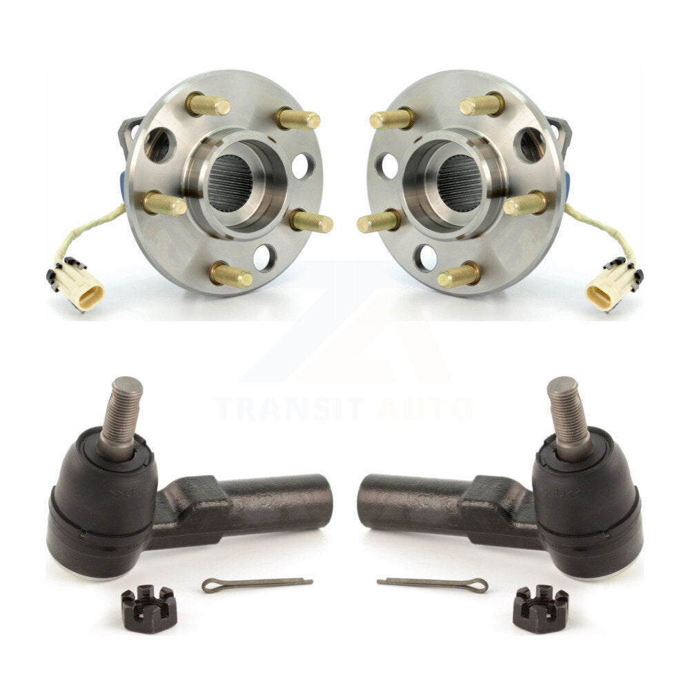 Wheel Bearing Tie Rod End Front Kit For Cadillac DeVille Eldorado Seville Buick