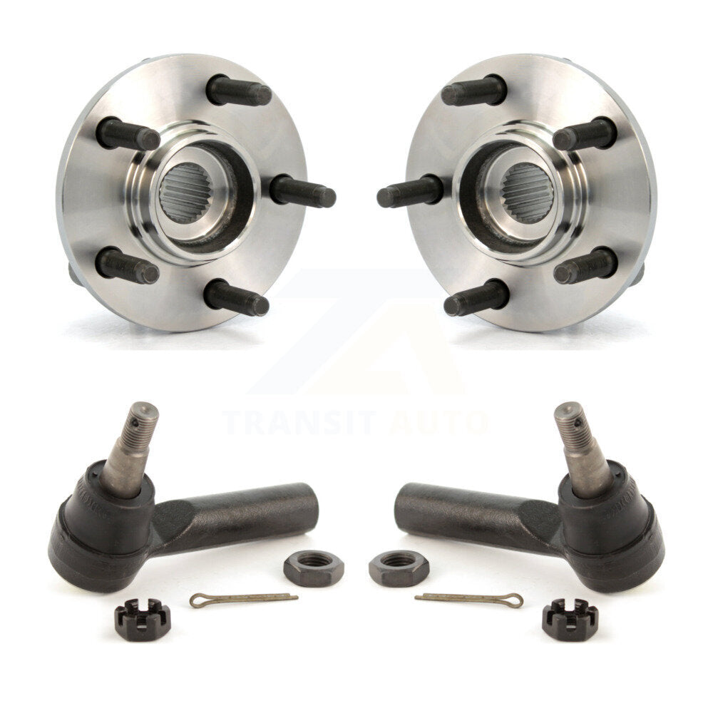 Wheel Bearing And Tie Rod End Front Kit For Ford Taurus Mercury Sable