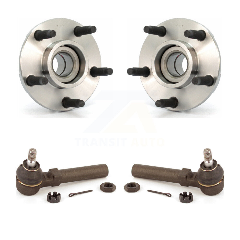 Wheel Bearing And Tie Rod End Front Kit For 1994-2004 Ford Mustang