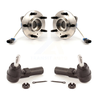 Wheel Bearing Tie Rod End Front Kit For Buick Lucerne Cadillac LeSabre DTS Park