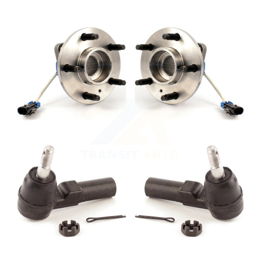 Wheel Bearing Tie Rod End Front Kit For Buick Lucerne Cadillac LeSabre DTS Park