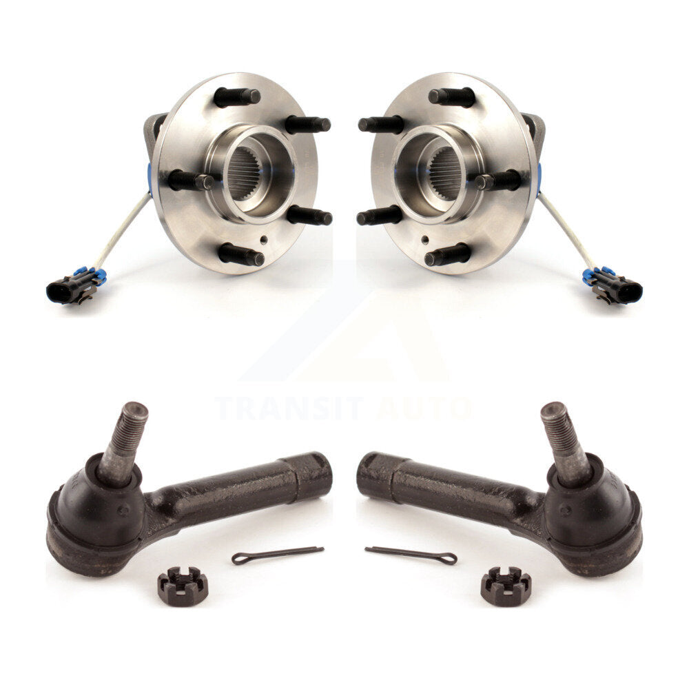 Wheel Bearing Tie Rod End Front Kit For Chevrolet Impala Pontiac Montana Venture
