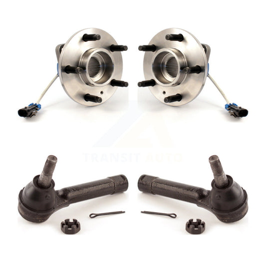 Wheel Bearing Tie Rod End Front Kit For Chevrolet Impala Pontiac Montana Venture