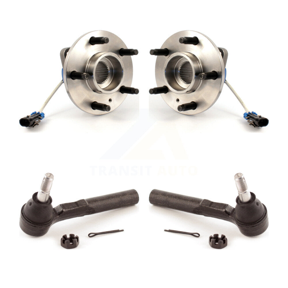 Wheel Bearing & Tie Rod End Front Kit For Buick Rendezvous Pontiac Montana Aztek