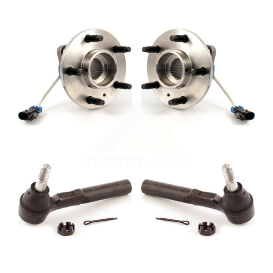 Wheel Bearing & Tie Rod End Front Kit For Buick Rendezvous Pontiac Montana Aztek