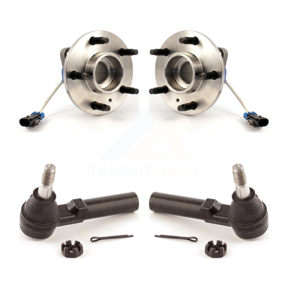 Wheel Bearing Tie Rod End Front Kit For Chevrolet Impala Buick LaCrosse Pontiac