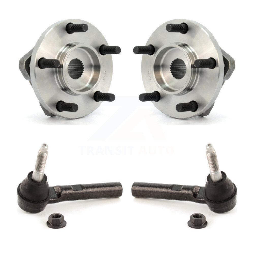 Wheel Bearing And Tie Rod End Front Kit For Dodge Caravan Grand Chrysler Town &