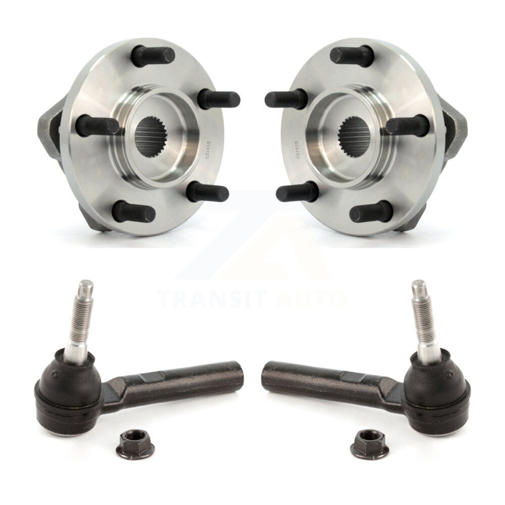 Wheel Bearing And Tie Rod End Front Kit For Dodge Grand Caravan Chrysler Town &