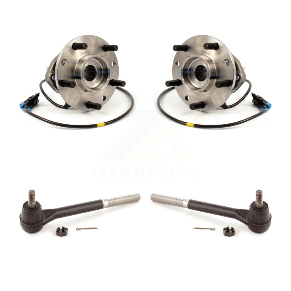 Wheel Bearing & Tie Rod End Front Kit For Chevrolet GMC Blazer S10 Jimmy Sonoma