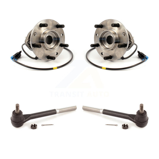 Wheel Bearing & Tie Rod End Front Kit For Chevrolet GMC Blazer S10 Jimmy Sonoma