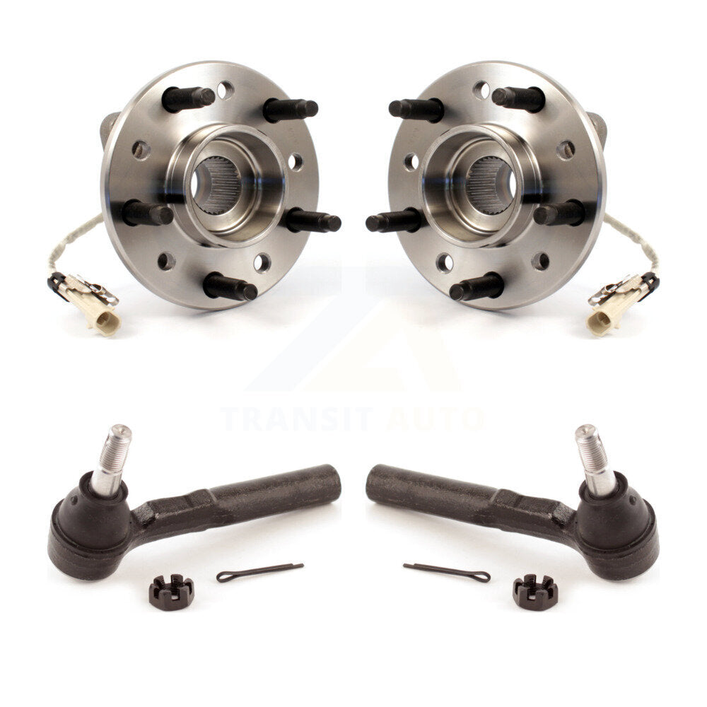Wheel Bearing Tie Rod End Front Kit For Pontiac Grand Am Chevrolet Malibu Alero