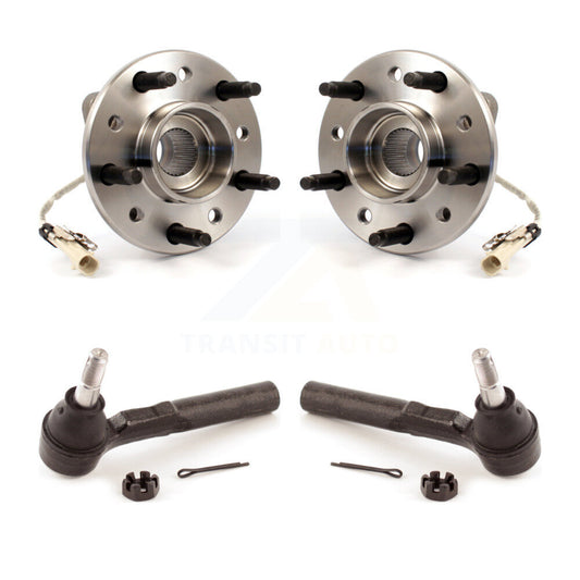 Wheel Bearing Tie Rod End Front Kit For Pontiac Grand Am Chevrolet Malibu Alero