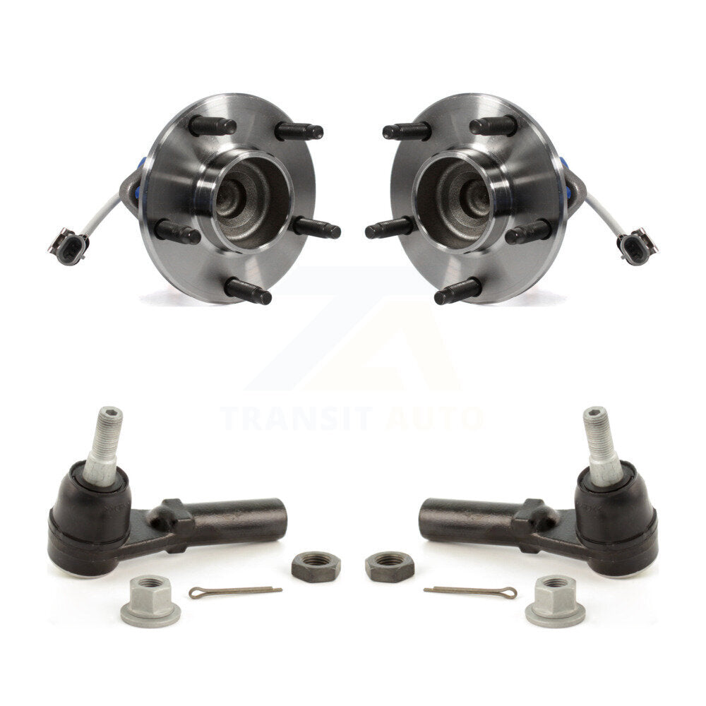Wheel Bearing And Tie Rod End Front Kit For Chevrolet Corvette Cadillac XLR