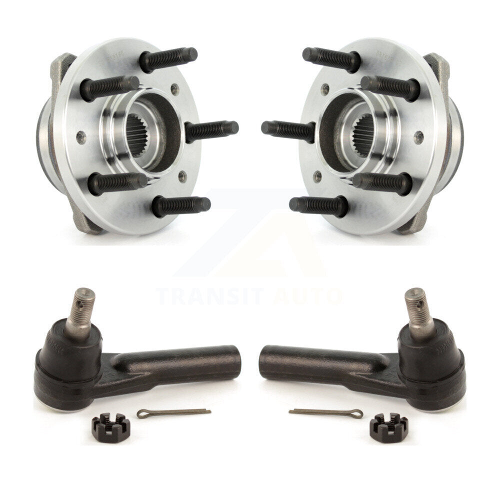 Wheel Bearing And Tie Rod End Front Kit For 1998-2003 Ford Windstar