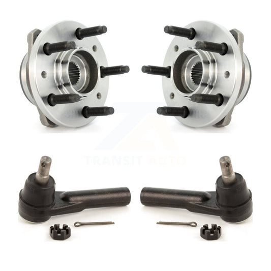 Wheel Bearing And Tie Rod End Front Kit For 1998-2003 Ford Windstar