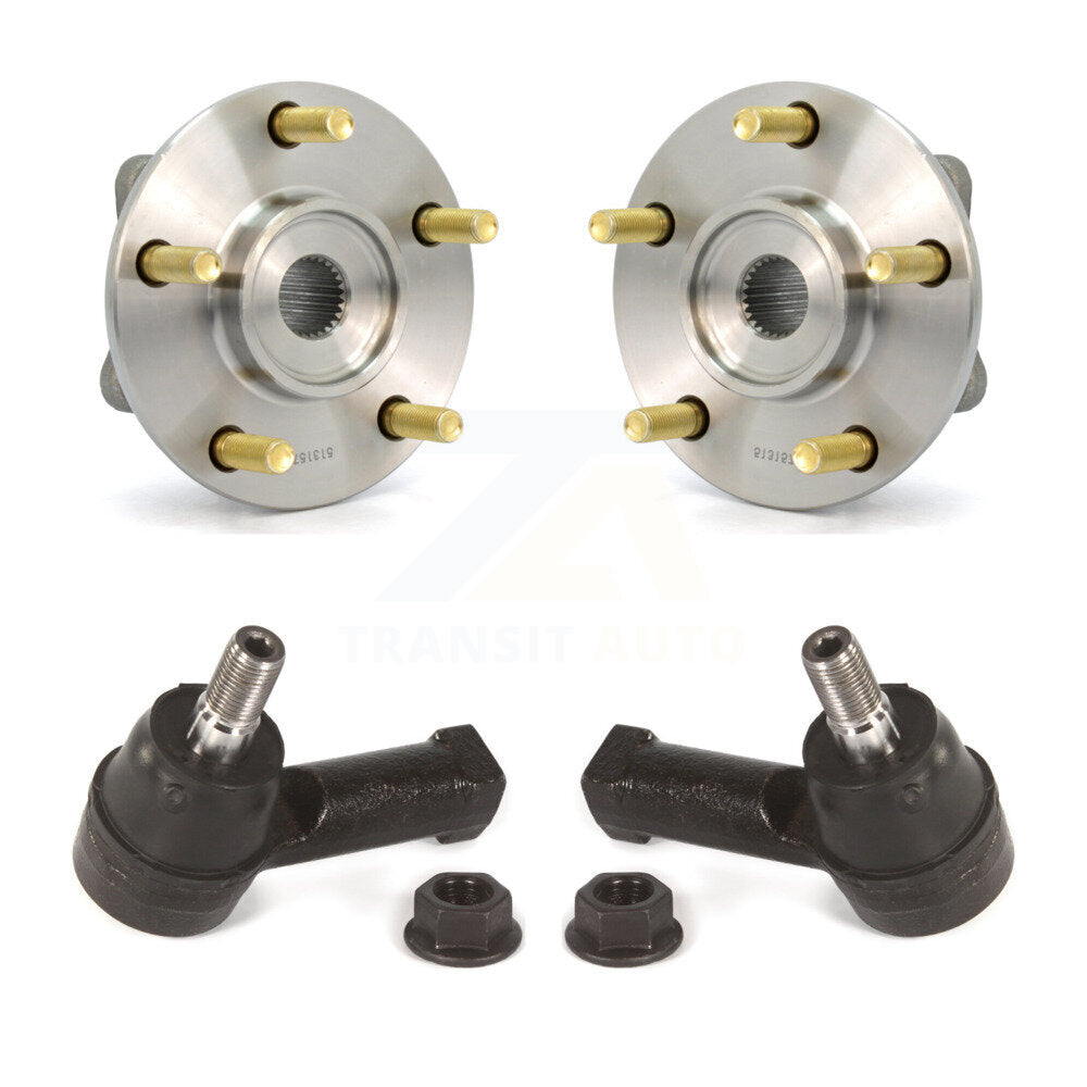 Wheel Bearing And Tie Rod End Front Kit For Mitsubishi Galant Eclipse