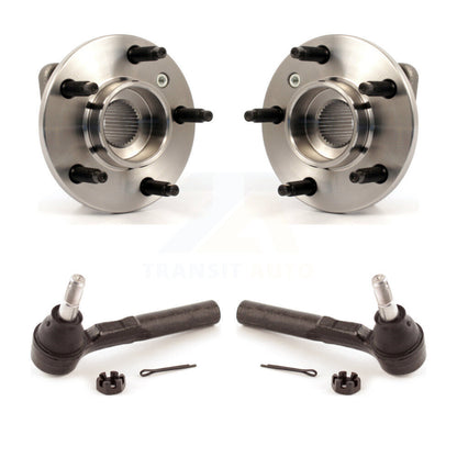 Wheel Bearing Tie Rod End Front Kit For Buick Rendezvous Chevrolet Malibu Aztek