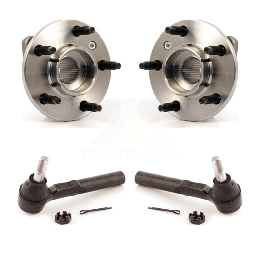 Wheel Bearing Tie Rod End Front Kit For Buick Rendezvous Chevrolet Malibu Aztek