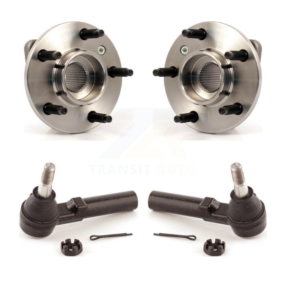 Wheel Bearing And Tie Rod End Front Kit For Chevrolet Impala Pontiac Grand Prix
