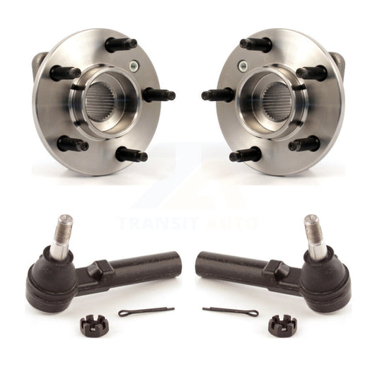 Wheel Bearing And Tie Rod End Front Kit For Chevrolet Impala Pontiac Grand Prix