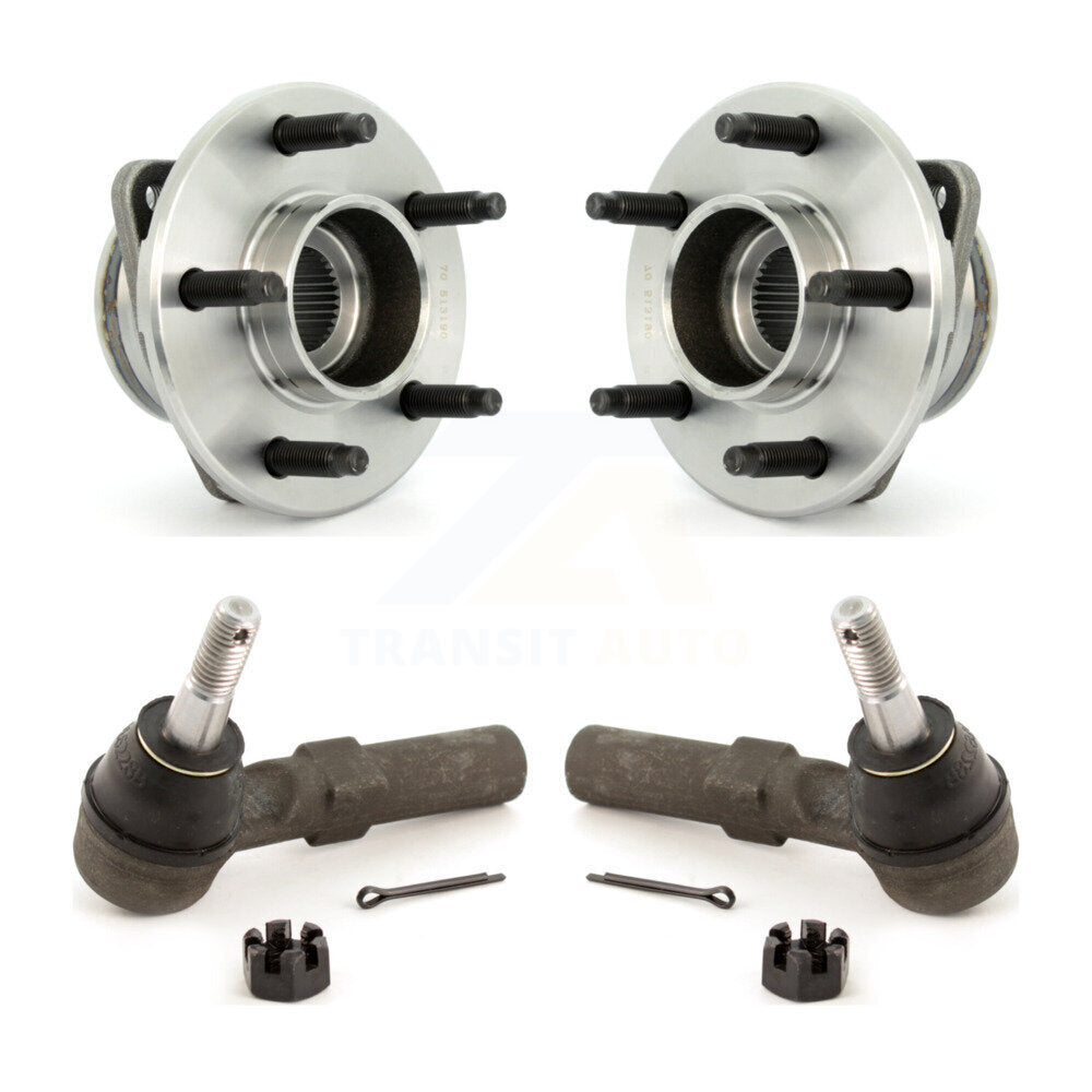 Wheel Bearing And Tie Rod End Front Kit For Saturn Vue Pontiac Torrent Chevrolet
