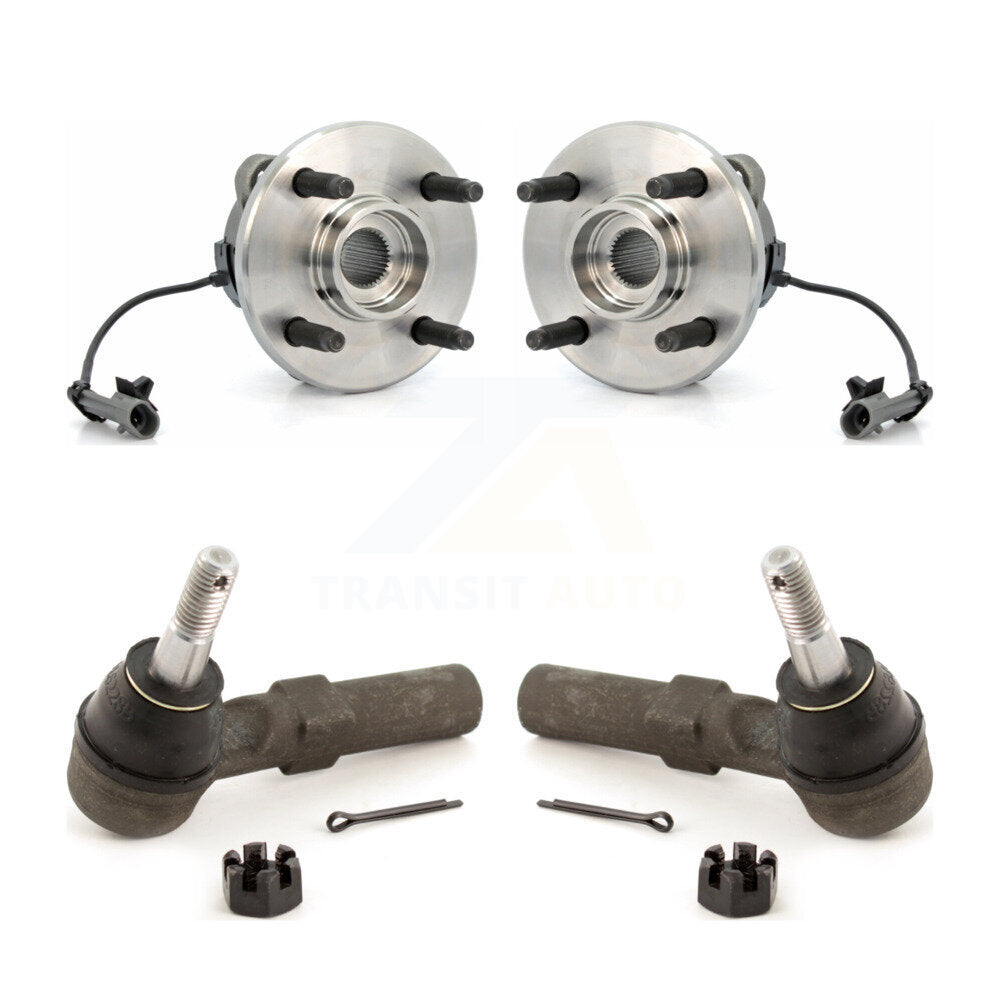 Wheel Bearing & Tie Rod End Front Kit For Chevrolet Cobalt Pontiac G5 Saturn Ion