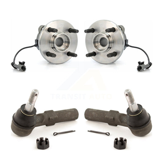 Wheel Bearing & Tie Rod End Front Kit For Chevrolet Cobalt Pontiac G5 Saturn Ion