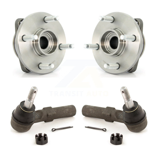 Wheel Bearing & Tie Rod End Front Kit For Chevrolet Cobalt Pontiac G5 Saturn Ion