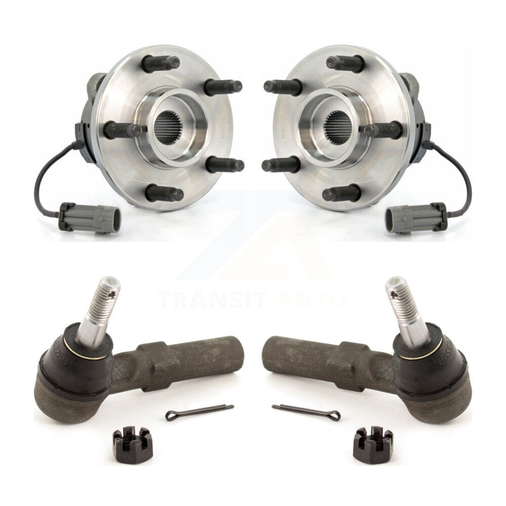 Wheel Bearing & Tie Rod End Front Kit For Chevrolet Cobalt Pontiac G5 Saturn Ion