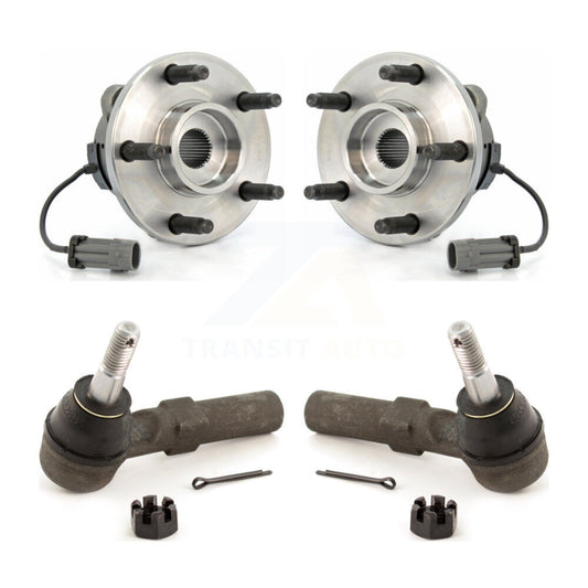 Wheel Bearing & Tie Rod End Front Kit For Chevrolet Cobalt Pontiac G5 Saturn Ion