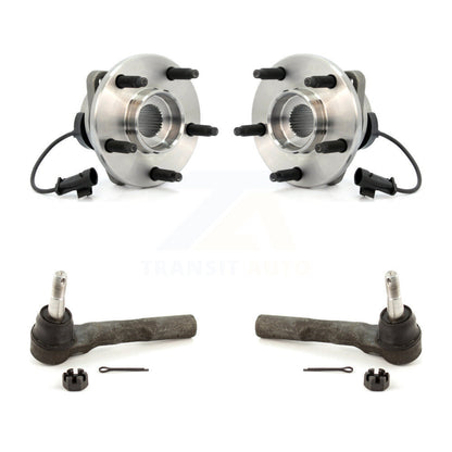 Wheel Bearing Tie Rod End Front Kit For Chevrolet Malibu Pontiac G6 Saturn Aura