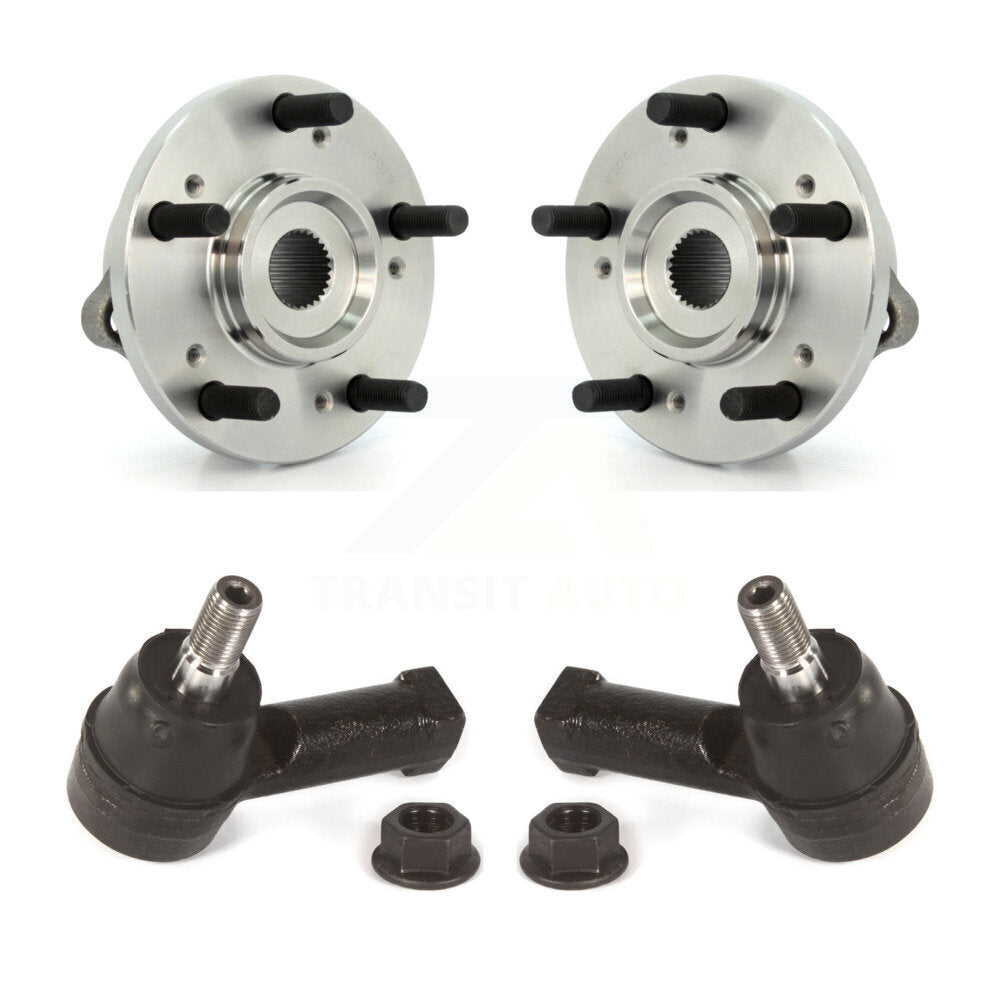 Wheel Bearing And Tie Rod End Front Kit For Mitsubishi Eclipse Endeavor Galant
