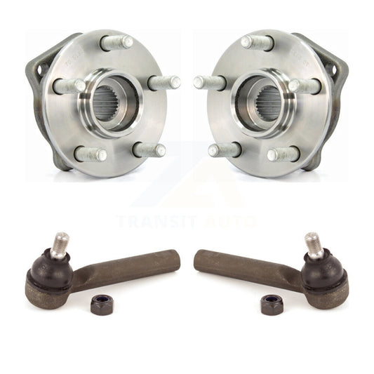 Wheel Bearing & Tie Rod End Front Kit For Subaru Impreza Forester Outback Legacy
