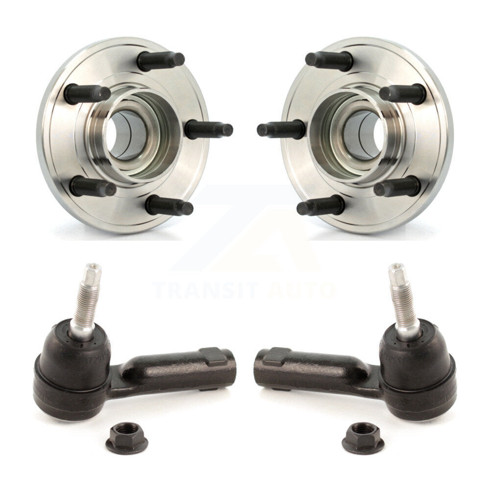 Wheel Bearing And Tie Rod End Front Kit For Ford Mustang