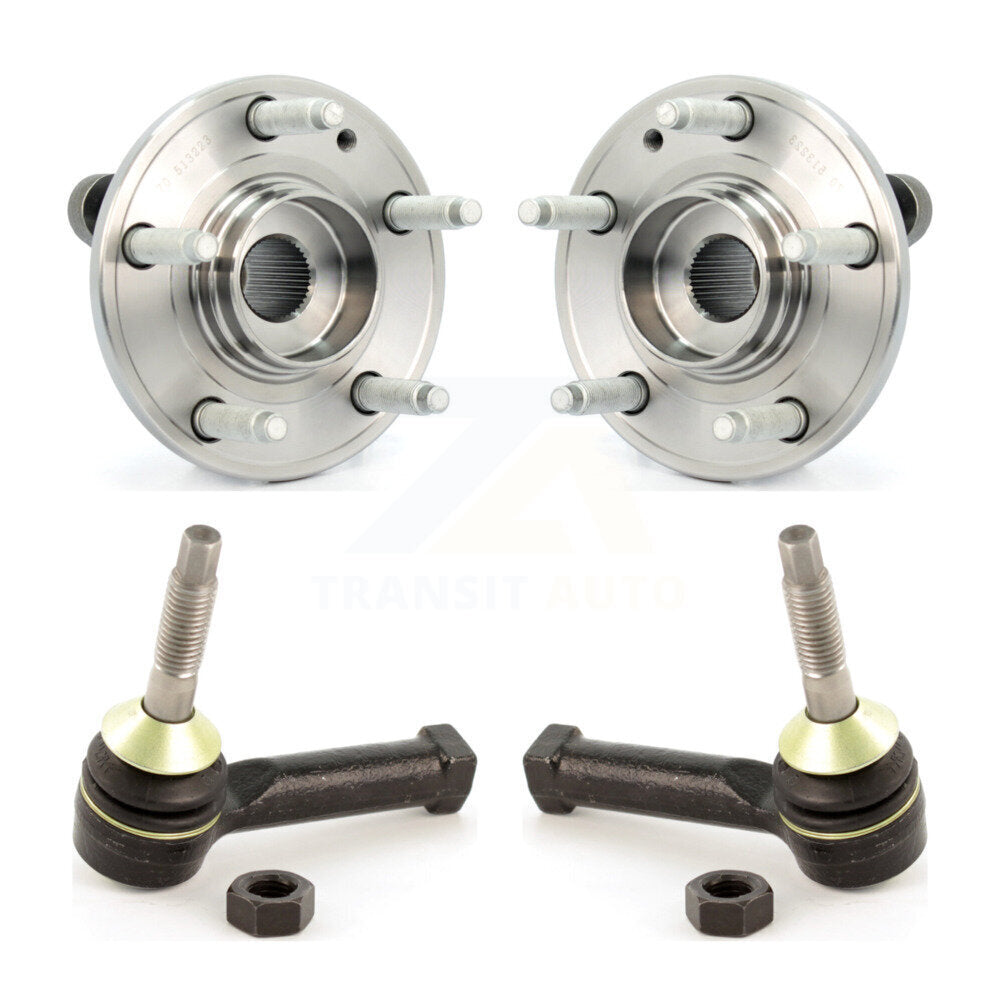 Wheel Bearing And Tie Rod End Front Kit For Ford Five Hundred Freestyle Taurus X